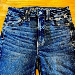 American Eagle 2 Super Hi Rise Jegging Next Level Stretch Womens Denim